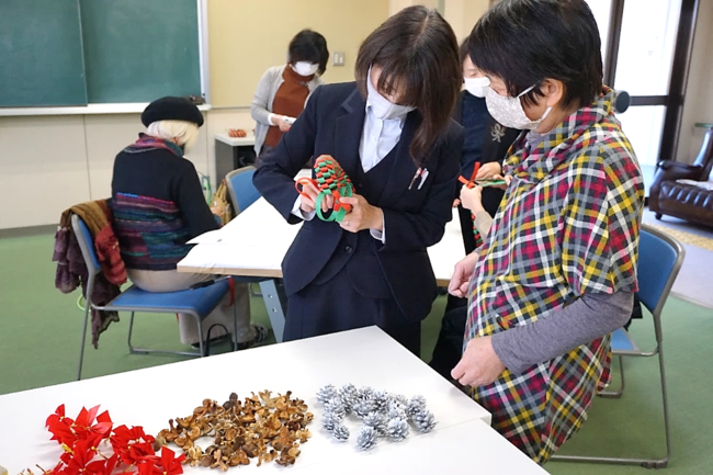 講師と高校生